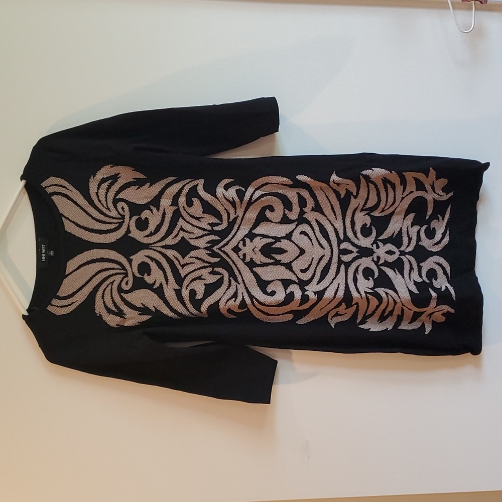 Nine West Sweater Illusion Dress Size S